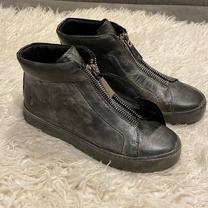🆕 Frye Lena Zip High Sneakers